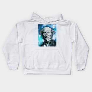 John Stuart Mill Portrait | John Stuart Mill Artwork 5 Kids Hoodie